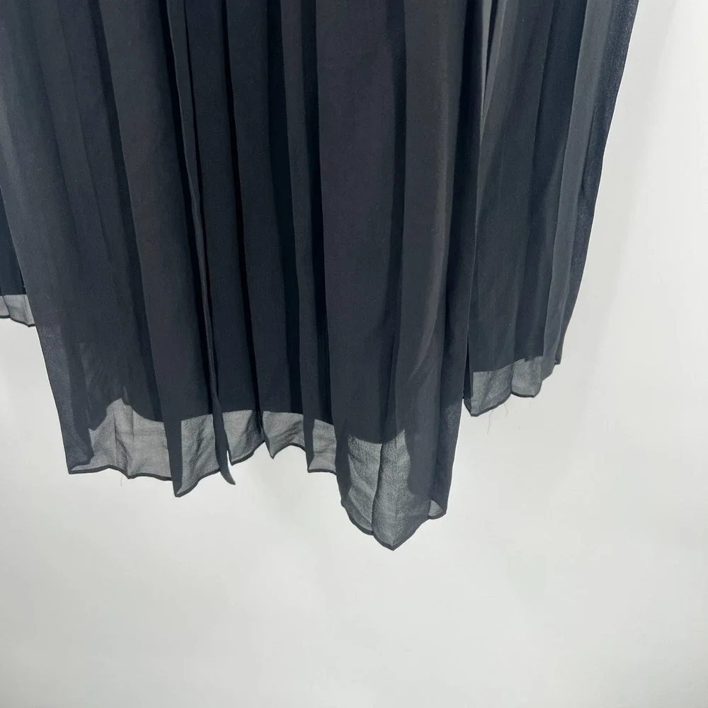 Lilly Pulitzer Jillie black cold pleated silk strapless cocktail dress retro 4 - Picture 11 of 11